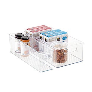 6295067 6 x 5 x 16 in. Stackable 0.28 cu. ft. Storage Bin, Clear