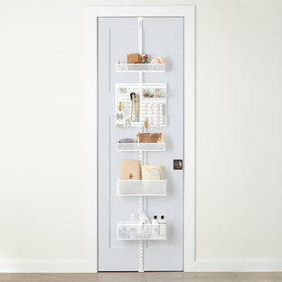 Elfa Utility® Mesh Closet Over the Door Rack White