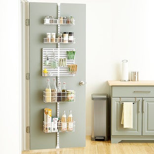 Elfa Utility® Wire Kitchen Over the Door Rack White