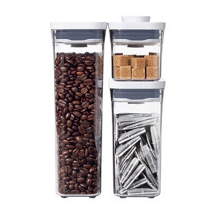 Oxo Pop 3-Pc. Food Storage Container Variety Set - Clear