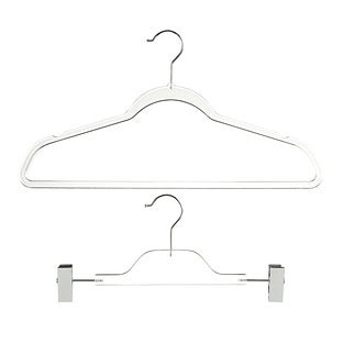 The Container Store® Case of 120 Slim Suit Hanger Clear