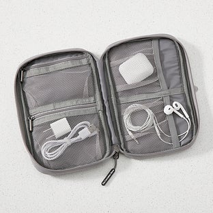 The Container Store® Tech Accessory Organizer Heather Grey
