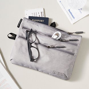 The Container Store® Seat Pack Organizer Heather Grey