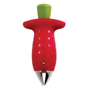 Chef'n 102-138-005 StemGem Handheld Strawberry Huller, Red