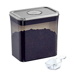 Steel Series Food Storage Container, 1.7 qt, Plastic/Stainless Steel/Silicone, Clear