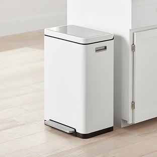 Simplehuman 14 oz Sensor Pump, Touch-Free Hand Soap Dispenser with Sponge Caddy - White Stainless Steel