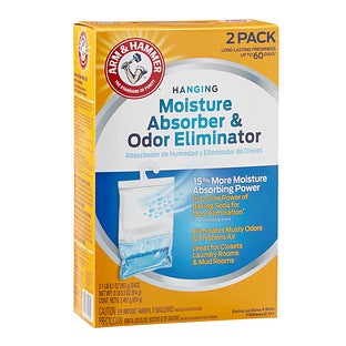 Hanging Bag Arm & Hammer Moisture Absorber Clean Burst Pkg/2