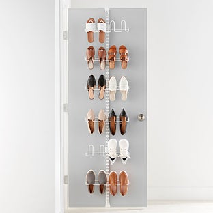 Elfa Utility® Shoe Over the Door Rack Solution White
