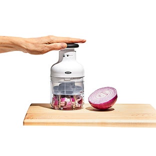 6073987 Good Grips White Plastic & Stainless Steel Food Chopper