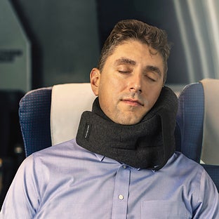 Travelon SOMNiWRAP Travel Neck Pillow, One Size, Gray
