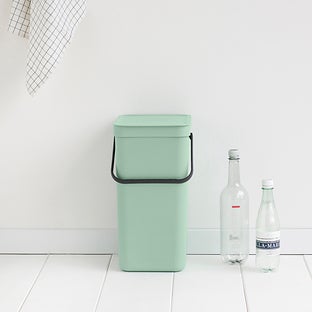 Sort Go Plastic Bin, 10.6 Gallon, 40 Liter - Gray