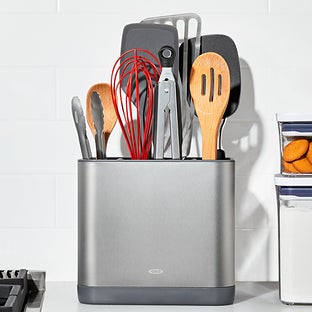 Oxo Good Grips Large Adjustable Stainless Steel Utensil Holder