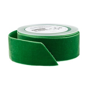 Ribbon Thin Velvet Deep Red