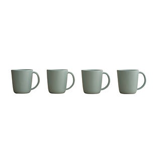 Year & Day 12 oz. Ceramic Mugs Midnight Set of 4