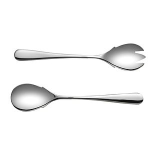 Year & Day 2-Pc Serving Fork and Spoon Set - Matte Black