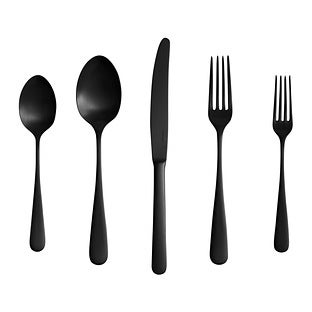 Year & Day 20-Pc Flatware Set, Service for 4 - Matte Black
