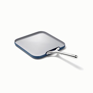Caraway Non-Stick Ceramic-Coated 11" Square Griddle Pan - Gray