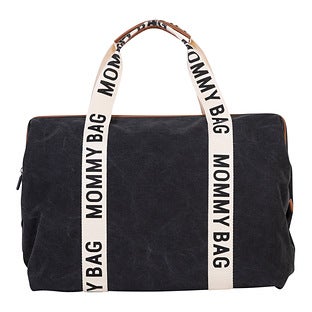 Childhome Baby Mommy Signature Bag - Medium Blue