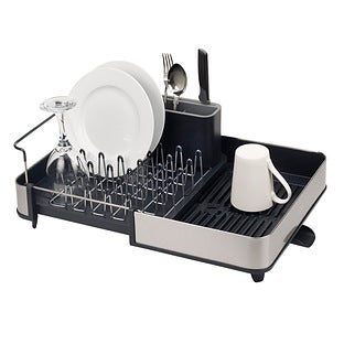 Joseph Joseph Extend Steel Expandable Dish Rack Grey | 13.9" x 12.2" x 6.6"