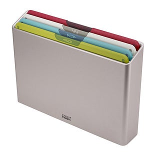 Joseph Joseph Folio Icon 4-Piece Large Chopping Board Set with Storage Case - MultiColor
