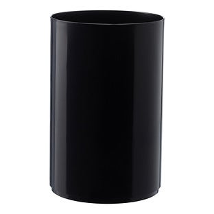 Round Open Can White