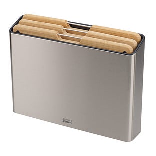 Joseph Joseph Folio Bamboo 3-pc. Cutting Board Set with Case, One Size, Brown