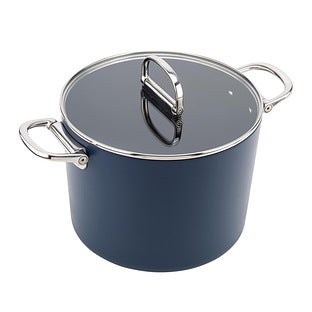 Joseph Joseph® 8.5 qt. Space Folding Handle Stock Pot Blue
