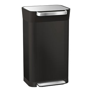Joseph Joseph Titan 30L Trash Compactor Can in Black | 18" x 16" x 29"