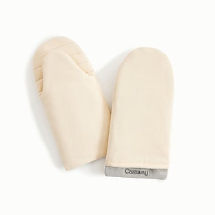 Caraway 2-Piece Cotton Double-Layered Oven Mitt Set - Navy