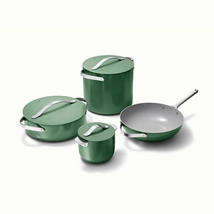 Caraway Cookware Plus Non-Stick 8 Piece Cookware Set - Gray