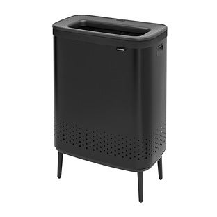 Bo Laundry Hamper Hi, 2 x 11.9 Gallon, 2 x 45 Liter - White