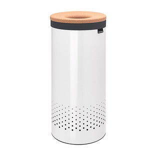 Brabantia® 16 Gallon Laundry Hamper, Plastic Lid White