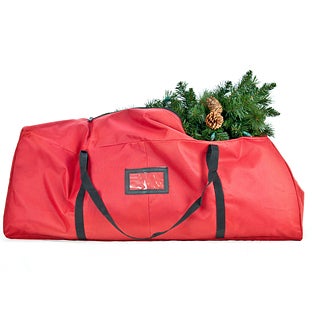 Santa's Bag Multi Use Christmas Decoration Storage Bag, 48" - Red