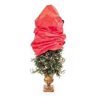 Santa's Bags 60" Topiary Christmas Tree Storage Bag - Red