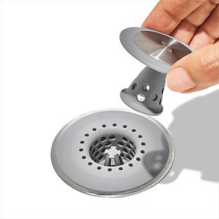 OXO Good Grips® Hair Catch Drain Protector Grey
