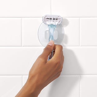 OXO Good Grips® Suction Razor Holder Clear