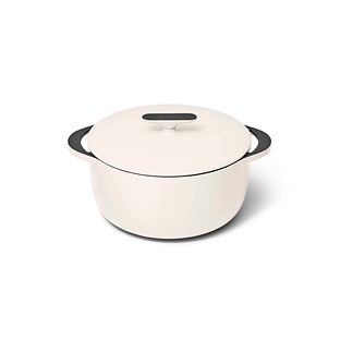 Caraway Cast Iron 6.5-Quart Dutch Oven with Flat Lid - Rust