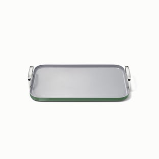 Caraway Non-Stick Ceramic-Coated 20" Double Burner Griddle - Navy