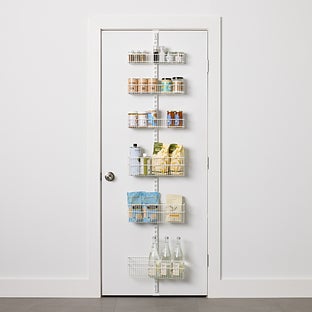 Elfa Utility® Wire Pantry Over the Door Rack White