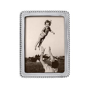 Mariposa Beaded Frame, 8"x10" - Silver