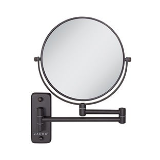 Zadro Wall Mounted Makeup Mirror with 8X/1X Magnification - Chrome