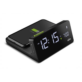 Braun Digital Clock / Wireless Dock Black