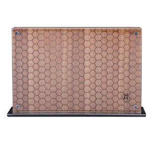 Schmidt Brothers Acacia Honeycomb Downtown Knife Block - Brown