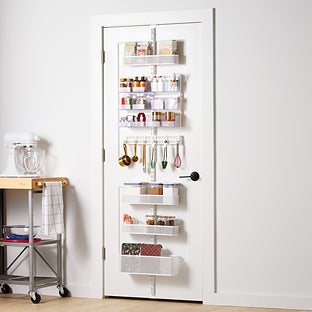 Elfa Utility® Mesh Pantry Over the Door Rack White