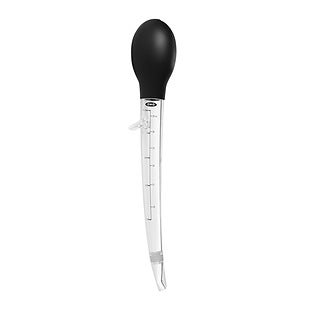 Oxo Good Grips Angled Baster with Cleaning Brush - black