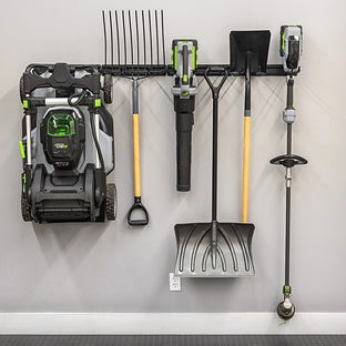 StoreYour 64" Modular Multi-Use Adjustable Garage Organizer | Holds 600 lbs - Black powder coated steel