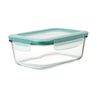 OXO Good Grips 1.6 Cup Smart Seal Glass Rectangle Container - Teal