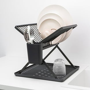 Brabantia® Large Sinkside Foldable Dish Rack Light Gray