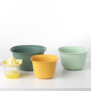 Brabantia Mixing Bowl Set with Colander & Juicer - Multi