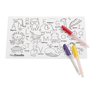 Mini Coloring & Doodle Mat Into The Wild Set of 4